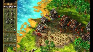 Settlers 4  The Vikings Campaign  Mission 03  Unholy Alliance  01 [upl. by Rehteh655]