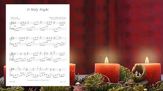 O Holy Night PIANO SOLO  with lyrics [upl. by Erdah]