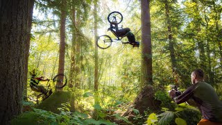 MTB Jump Train Session  Filming Mountain Biking [upl. by Kori]