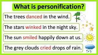 What is personification 🤔  Personification in English  Learn with examples [upl. by Adliw]