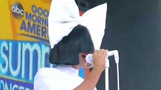 Sia  Unstoppable LIVE GMA Performance [upl. by Grannia732]