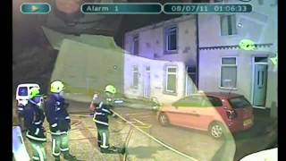 Footage captures moment house explodes [upl. by Scrivens]