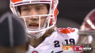 Trevor Lawrence Highlights vs Alabama 2019 National Championship Game [upl. by Naaman]