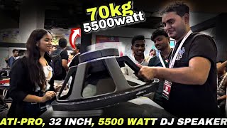 India’s biggest amp most powerful DJ SPEAKER🔥by ATIPRO  32 inch 5500 watt 🔥💀 Delhi ✅ [upl. by Oirramaj815]