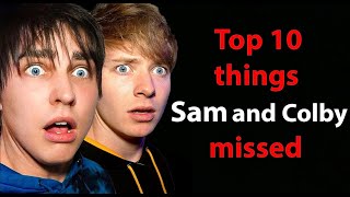 Top 10 things Sam and Colby missed [upl. by Adidnere]