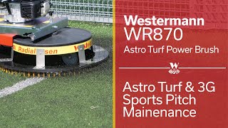 Westermann Honda Astro Turf Power Brush WR870 [upl. by Akered417]