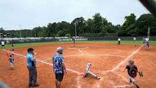 Acworth Warriors vs Hobgood Heat 51824 6u All Star Baseball [upl. by Aiciles]