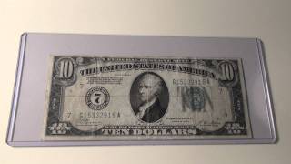 1928A 10 Federal Reserve Note [upl. by Rotsen94]