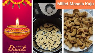 Foxtail Millet Masala Kaju Recipe😍diwalispecial milletrecipe healthysnacks [upl. by Hattie]