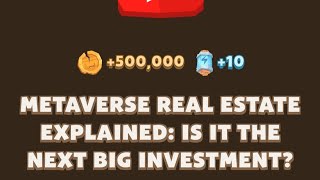 Metaverse Real Estate Explained Is It the Next Big Investment [upl. by Conn]