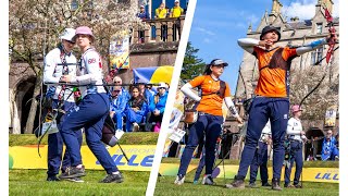 Great Britain v Netherlands – recurve mixed team gold  Lilleshall 2023 European Grand Prix [upl. by Harli]