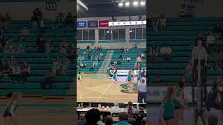 Picking up a dig in our last home match of the season for Coastal Carolina Volleyball volleyball [upl. by Johnnie]