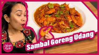 Fikk deilige reker fra naboen min og laget umiddelbart Sambal Goreng Udang av dem [upl. by Edecrem959]