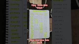 HPSC PGT EXAM DATE 2024 HARYANA HPSC INTERVIEW AND SUBJECT KNOWLEDGE TEST DATE 2024 [upl. by Tandie]