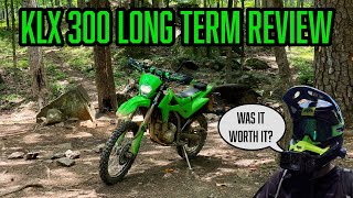 KLX 300 Long Term Review The Pros and Cons of Kawasakis Budget Dual Sport after One Year Riding [upl. by Annanhoj]