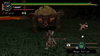 MHFU 095 Gold Rajang vs Long Sword G Rank Restricted [upl. by Giff]