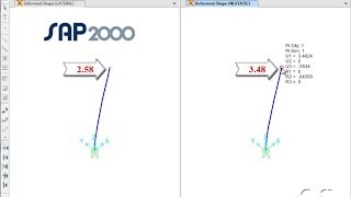 SAP2000  05 PDelta Analysis Watch amp Learn [upl. by Ordisi]