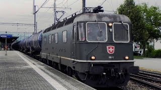 Die SBB in Grün  Sichtungen in Möhlin und Rheinfelden mit Crossrail quotEvals Cargo Carequot [upl. by Nnaeiram192]