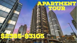 Touring Calgarys Newest Downtown Apartment [upl. by Asennav99]