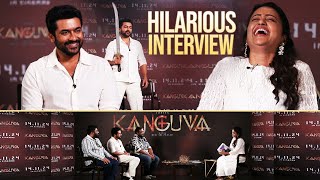 Suriya amp Team Kanguva Hilarious Interview With Suma  Kanguva Diwali Special Interview [upl. by Joacimah]