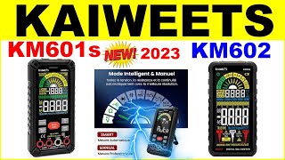 Multimètre voltmètre Kaiweets KM601S Kaiweets KM602 électronique  new electronic multimeter [upl. by Narine]