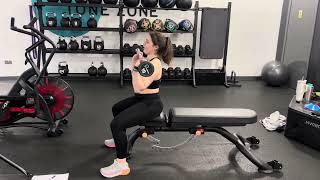 Seated Barbell Overhead Press [upl. by Enileoj]