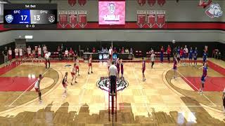 Mens Volleyball Postgame Highlights at DYouville 22523 [upl. by Tull]