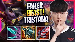 FAKER IS A BEAST WITH TRISTANA  T1 Faker Plays Tristana MID vs Irelia  Season 2024 [upl. by Komara]