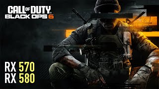 Call of Duty Black Ops 6  RX 570  RX 580  Campaign  Performance test PCGamePassPartner [upl. by Akiria238]