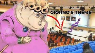 i played giornos theme in school assembly [upl. by Mickelson]