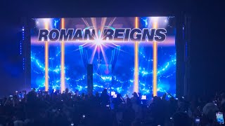 Roman Reigns Entrance Live WWE Supershow June 17 2023 [upl. by Arekahs171]