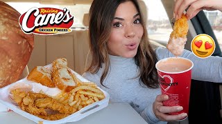 Canes Mukbang with HUGE Cup of Sauce  QampA [upl. by Seigel]