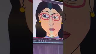 How to rig eye in Anime 😝❤️🥰 Jibonto Animation Fans Club shorts jibontoanimation 2danimation [upl. by Cirnek]