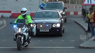 3X Police escorting Royal Motorcade in London [upl. by Olinad]