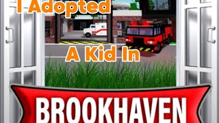 I Adopted A Kid In Brookhaven 1 Year To Death 💀 [upl. by Annayad]