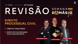 OAB42  Revisão de Direito Processual Civil Tributário e ECA Semana Damásio [upl. by Alleyne]