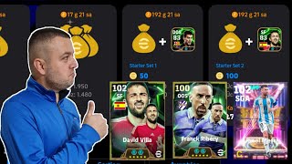 102 DVILLA  102 LMESSI  100 FRIBERY ALDIM ● YENİ GÜNCELLEME  eFootball 2025 MOBİLE TOP AÇILIMI [upl. by Gwenn]