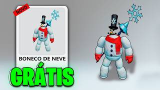 COMO PEGAR 4 ITENS DE NATAL GRATIS NO ROBLOX [upl. by Yrral178]