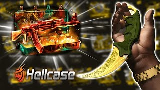 HELLCASE PROMO CODE 2024 HELLCASE CASE OPENING [upl. by Aligna114]