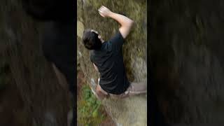 Highball Bouldering where you cant fall bouldering outdoorclimbing [upl. by Alyac]