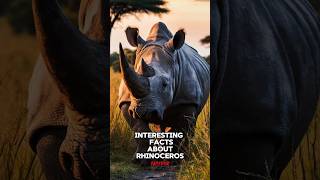 Rhinoceros 🦏 facts shorts [upl. by Gertruda150]