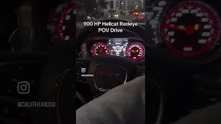 900 HP Hellcat RedEye POV Drive hellcat [upl. by Malti]