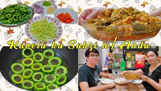 Karela ka Sabzi wAnda Stir Fried Amapalaya with Egg [upl. by Schober548]