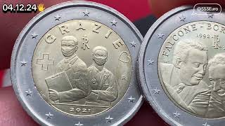 2 euro coins 2021 2022 Italy [upl. by Refanej]