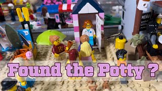 LEGO  Found a Potty for this Beach Outhouse [upl. by Audre520]