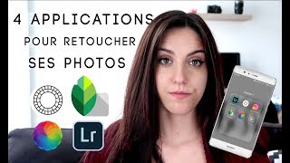 4 APPLICATIONS POUR RETOUCHER TES PHOTOS SUR SMARTPHONE [upl. by Disharoon]