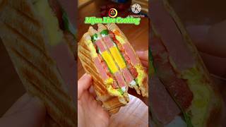 Sandwich 🥪 home made recipe sandwich  sandwich maker shorts youtubeshorts ytshorts sandwich [upl. by Bakki]