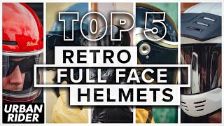 TOP 5 Retro Full Face ECE 2206 Helmets [upl. by Pastelki]