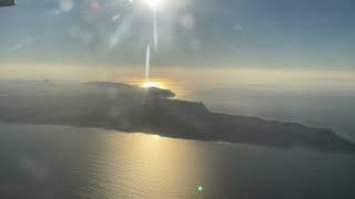 LISBON airport PORTUGAL early morning approach and landing lisbon portugal HDR 4K [upl. by Star]