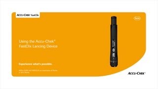 How To Use Your AccuChek® FastClix Lancing Device [upl. by Py]